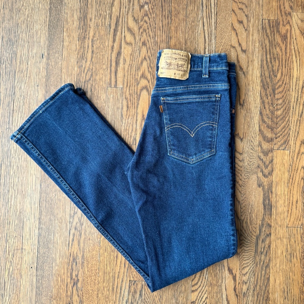 Vintage 90's Levi's 517 Bootcut Orange Tab